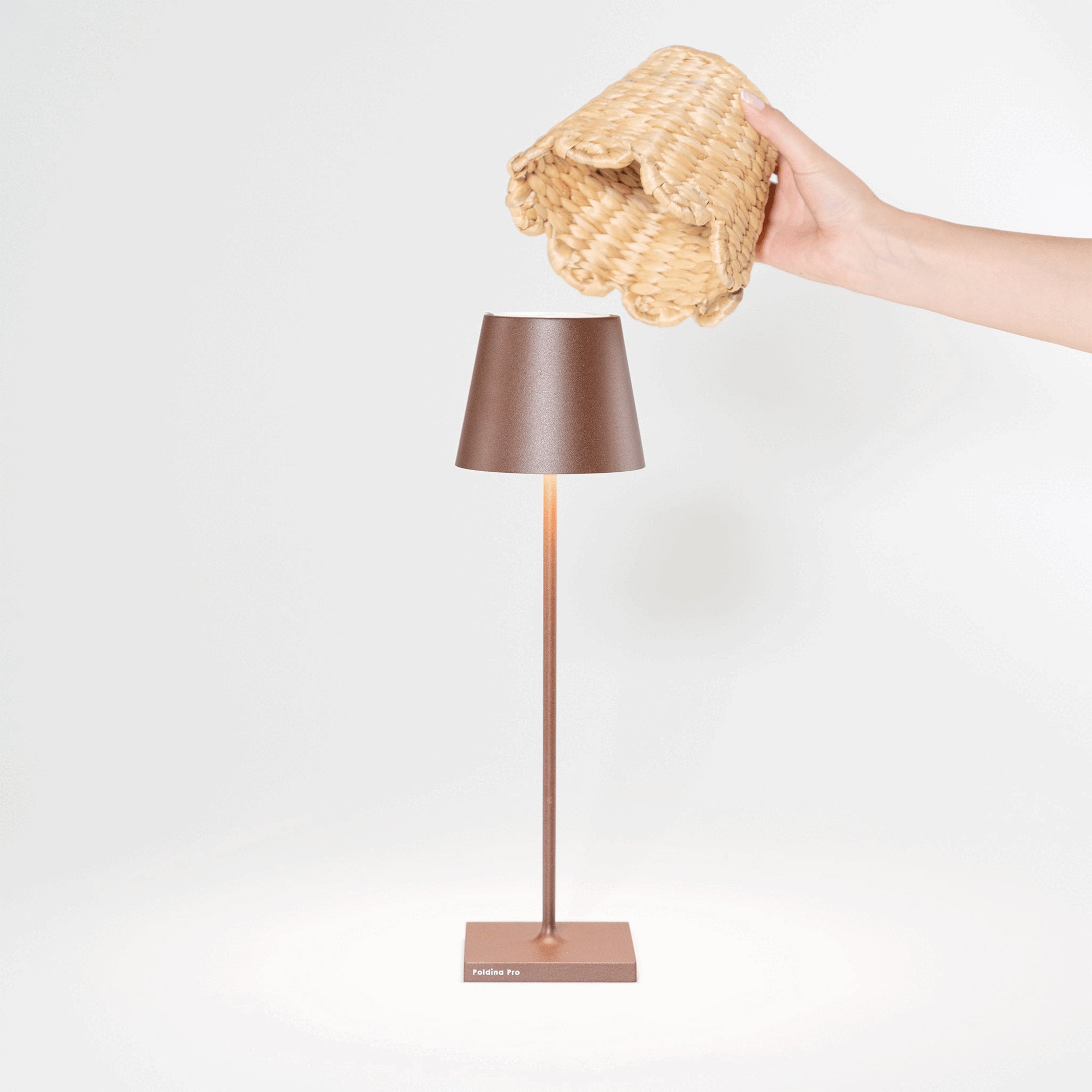 Cover per lampada Poldina D19.5cm H17.5cm Beige ZAFFERANO