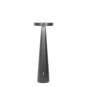 Lampada da tavolo ricaricabile H26cm D8.6cm Nero opaco ZAFFERANO