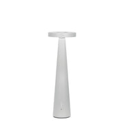 Lampada da tavolo ricaricabile H26cm D8.6cm Grigio ZAFFERANO