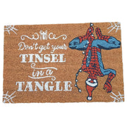 Zerbino Natalizio Spider-Man Tinsel 40x60cm Marrone Peraga Christmas