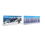 Sfondo Doppio Faccia Wintersport Forest 98x33x1cm MyVillage