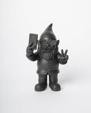 Statua Gnomo Selfie 12 CM Nero Blogo
