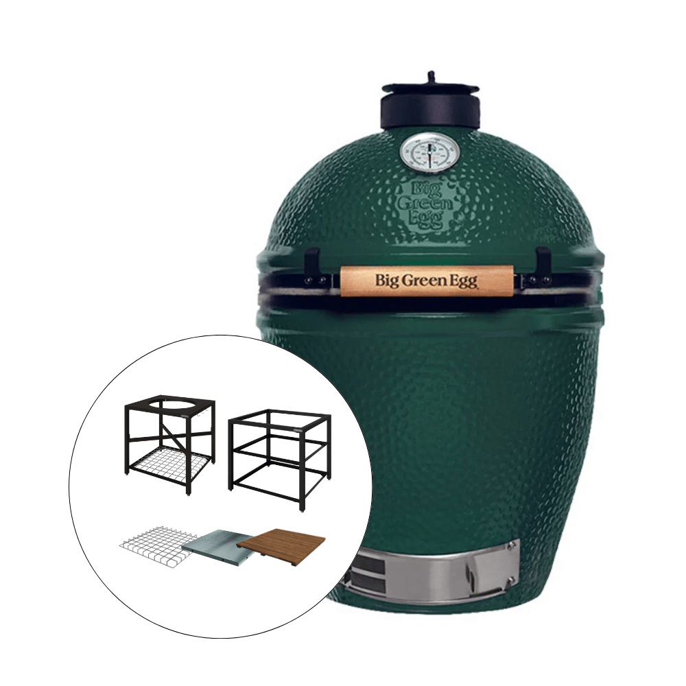 Offerta Barbecue Big Green Egg Large D 46 CM Verde con accessori