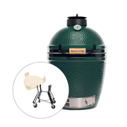 Offerta Big Green Egg Medium D 38 CM Verde con Base cottura e Supporto con ruote