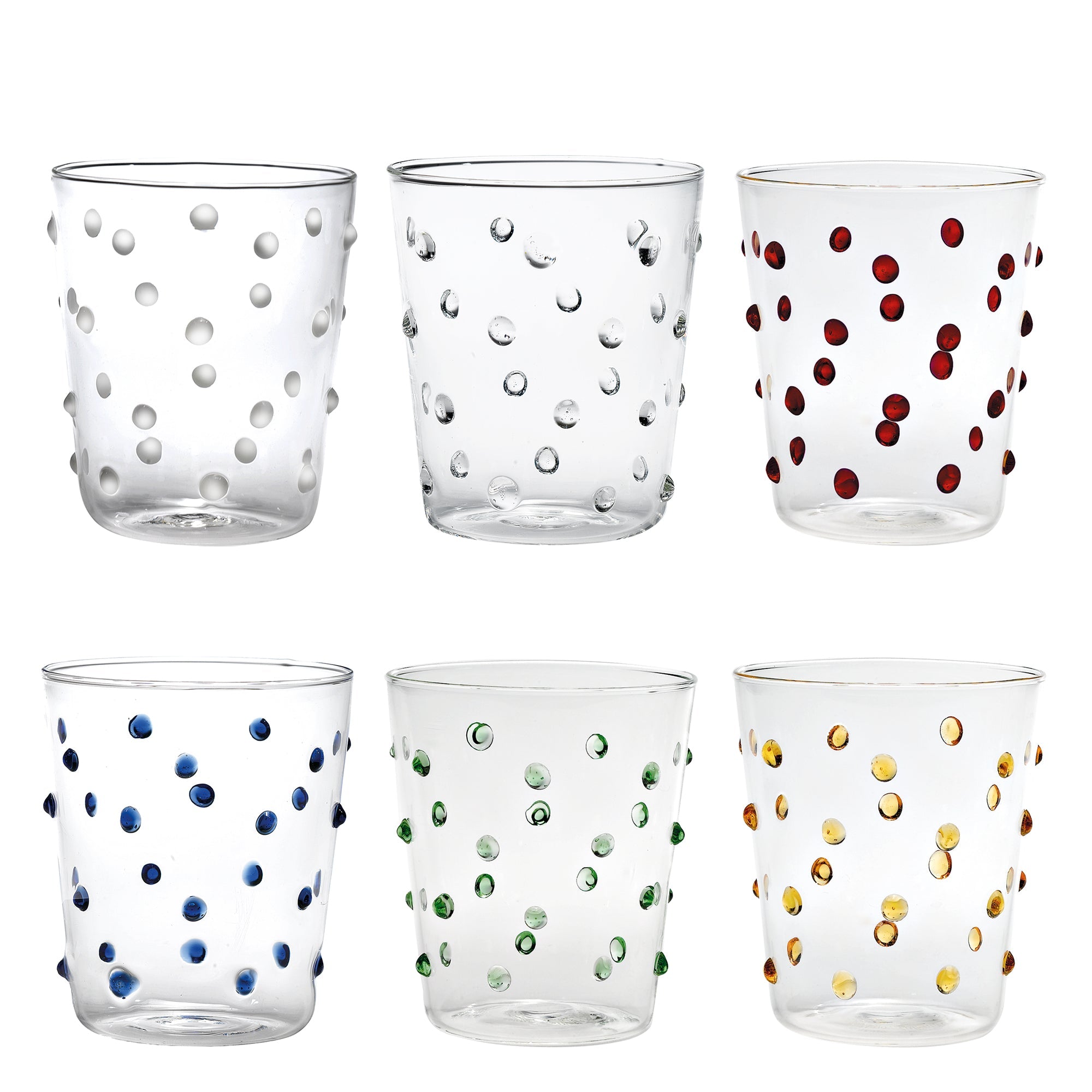 Set da 6 Bicchieri Party Tumbler Colori Assortiti ZAFFERANO