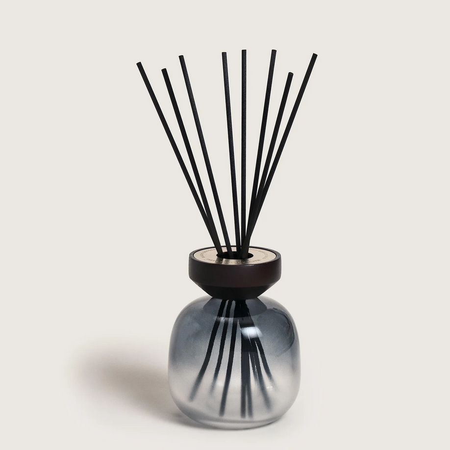 Diffusore a Bastoncini Bouquet WOOD Noir e Blanc 180ml Musc Cocoon Altezza 24cm Nero Maison Berger