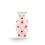Vaso Canopie Lula D 17 h 25,5 cm Rosa con decori fucsia SELETTI