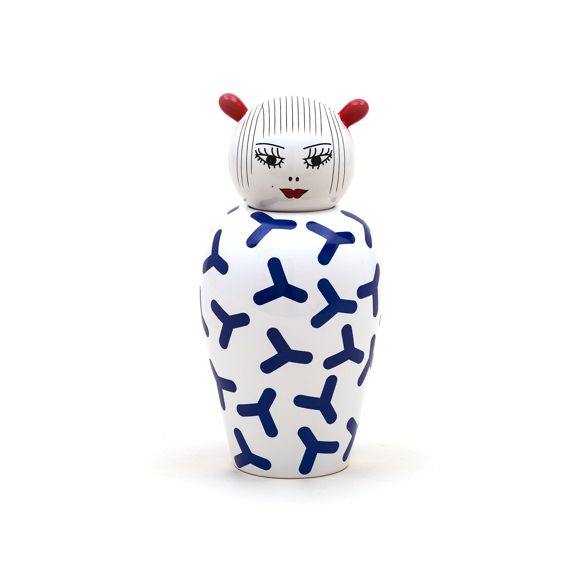 Canopie ZoÈ D 17 h 25,5 cm Bianco Blu SELETTI