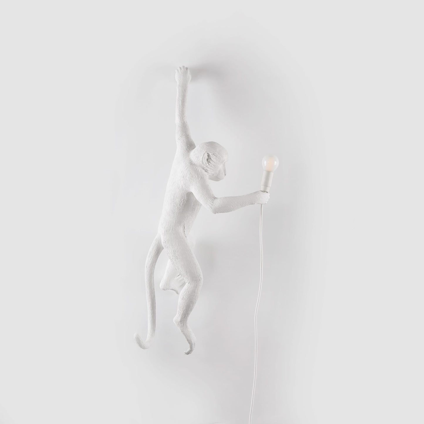 The Monkey Lamp Versione a Muro Bianca SELETTI