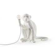 The Monkey Lamp Versione Seduta Cm.34x30 h.32 Bianco SELETTI