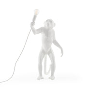 Lampada Monkey Versione in Piedi 46x27.5xh54cm Bianca SELETTI