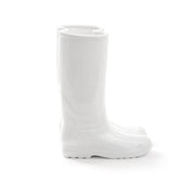 Vaso Memorabilia My Rainboots 20x27,5 h.36cm Bianco SELETTI