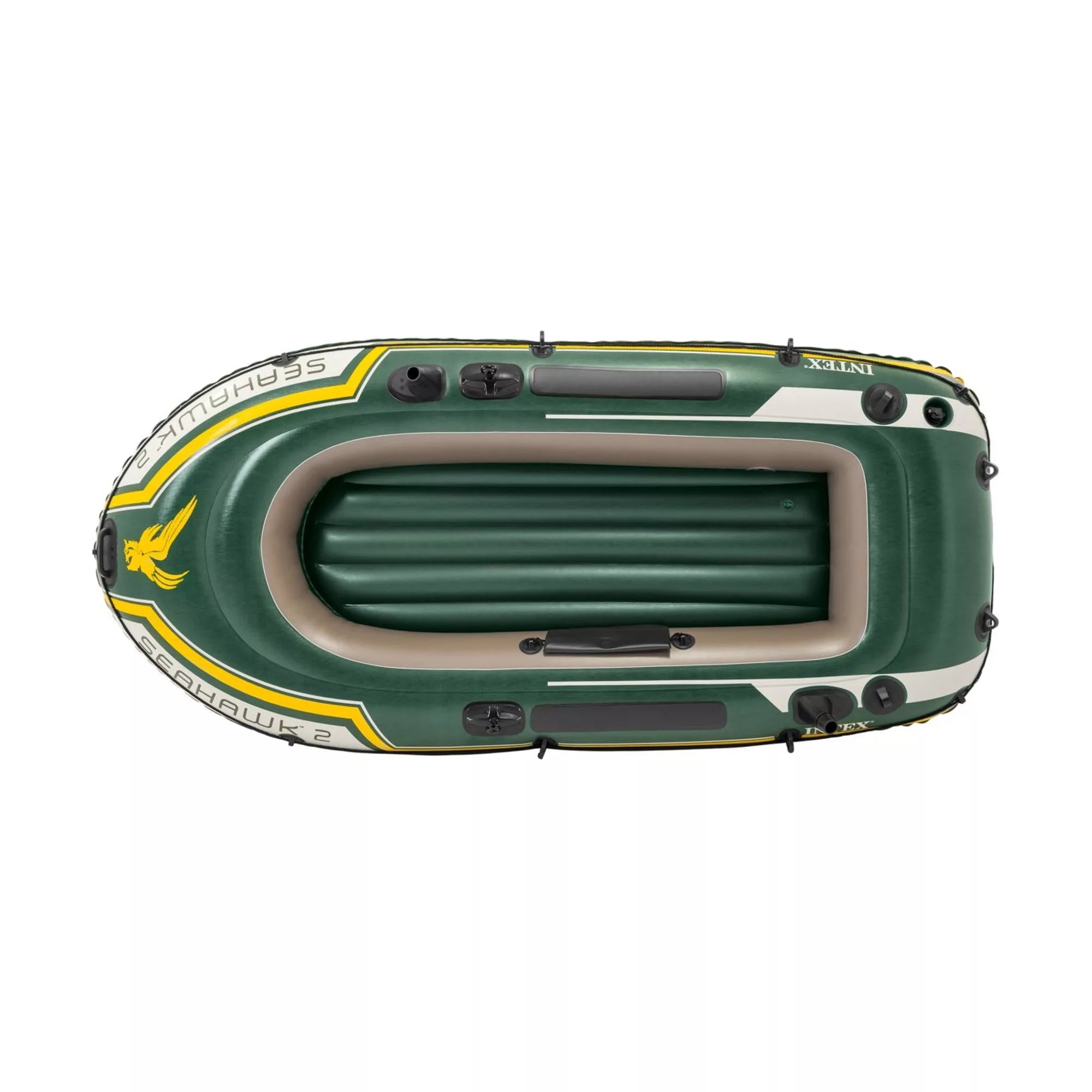 Intex Set Canotto Seahawk 2 Gonfiabile 236x114x41 cm