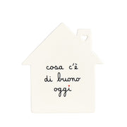 Sottopentola Casa Cosa c'è di buono oggi 22x20cm Bianco Simple Day