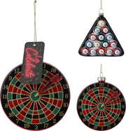 Decorazione pendente a tema giochi 9 x 9 x 2 cm modello assortito PERAGA CHRISTMAS