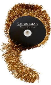 Ghirlanda tinsel in rotolo 10 m oro PERAGA CHRISTMAS