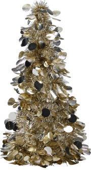 Albero decorativo in tinsel 46 cm champagne PERAGA CHRISTMAS