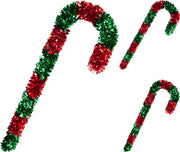 Bastoncino decorativo in tinsel 90 cm modello assortito PERAGA CHRISTMAS