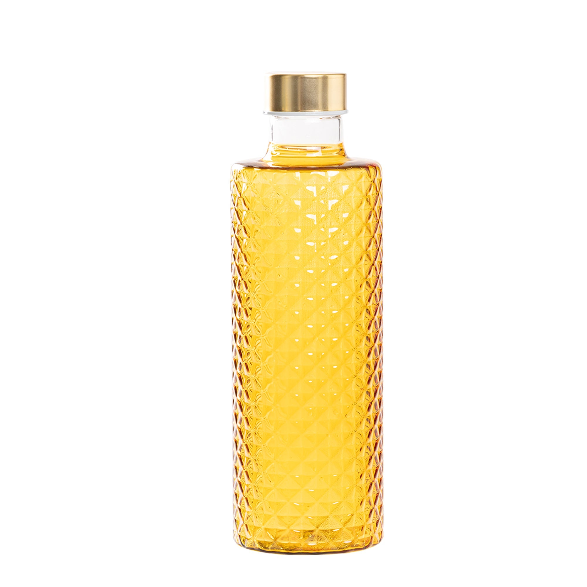 Bottiglia Isolano Vetro Borosilicato Giallo ZAFFERANO