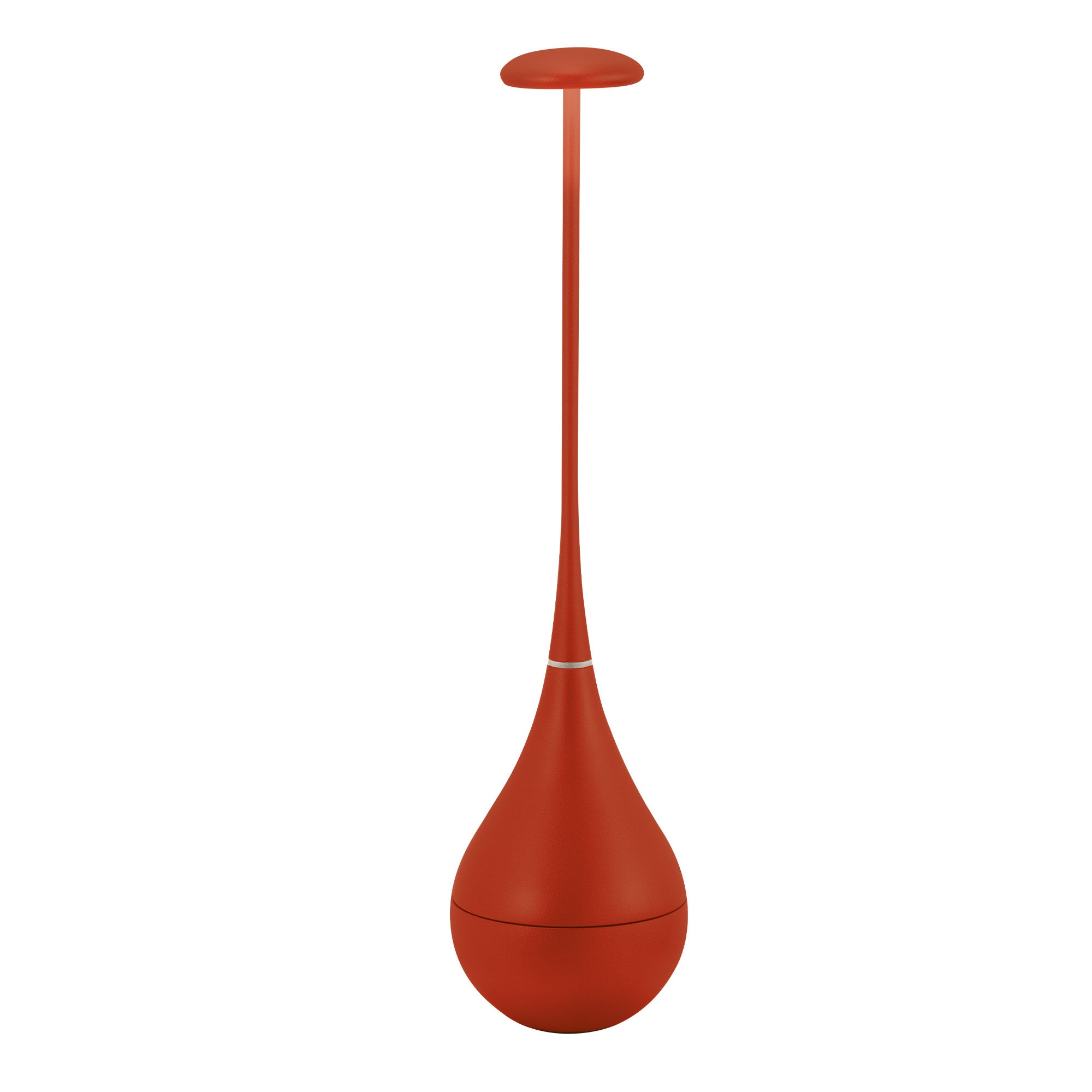 Lampada da Tavolo Portatile Ricaricabile Dondolina D 9cm H 37.6cm Rossa ZAFFERANO