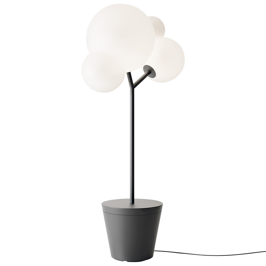 Lampada da terra Tree of Light H 184.8cm Nera ZAFFERANO