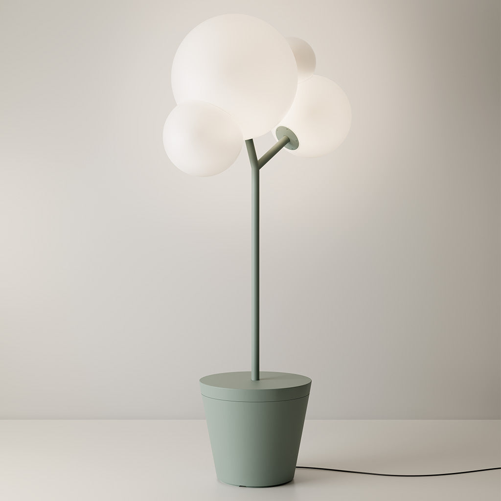 Lampada da terra Tree of Light H 184.8cm Salvia ZAFFERANO
