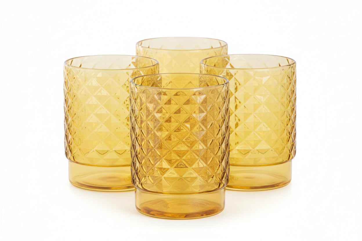 Set 4 Tumbler Impilabile Isolano Giallo ZAFFERANO