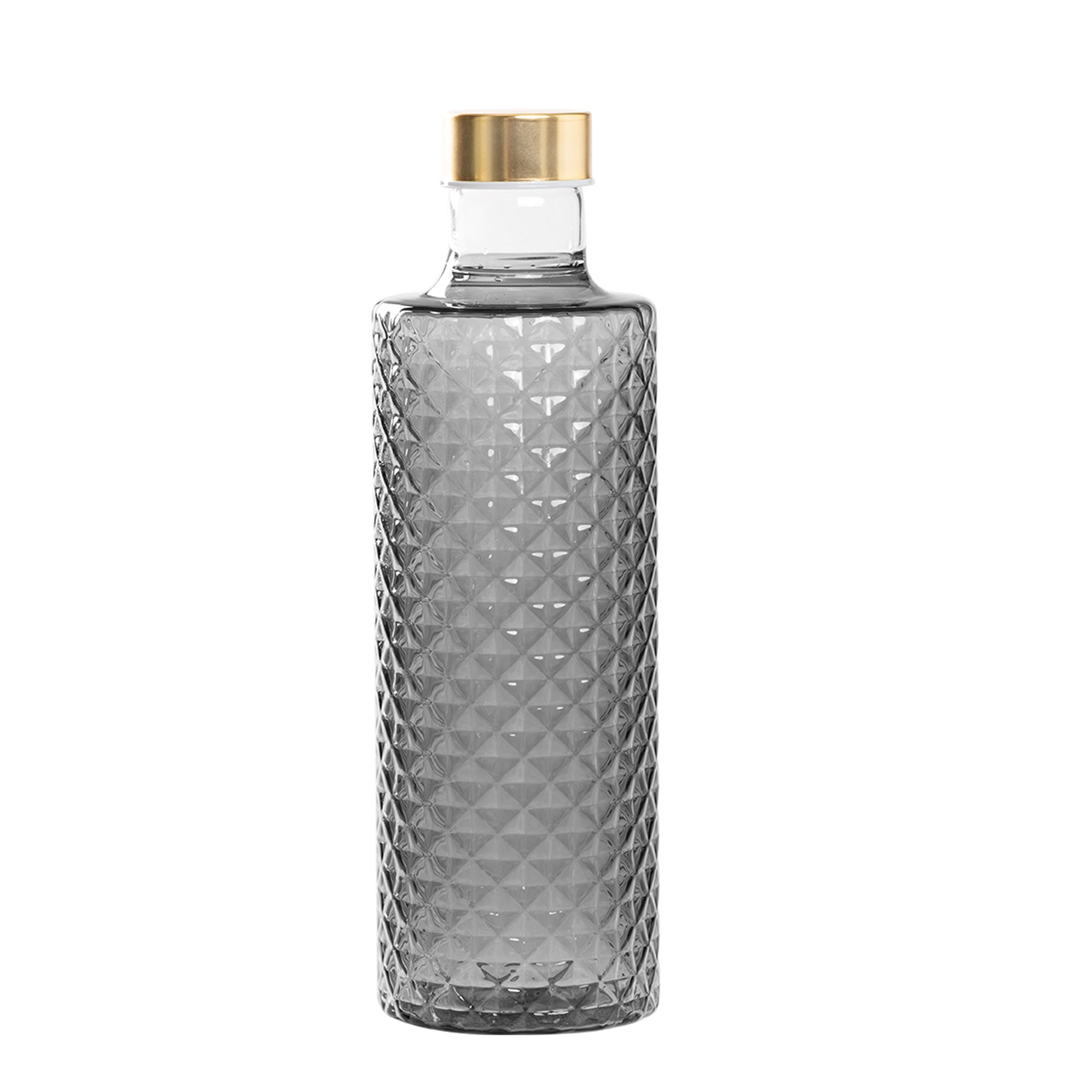Bottiglia Isolano Vetro Borosilicato Grigio ZAFFERANO