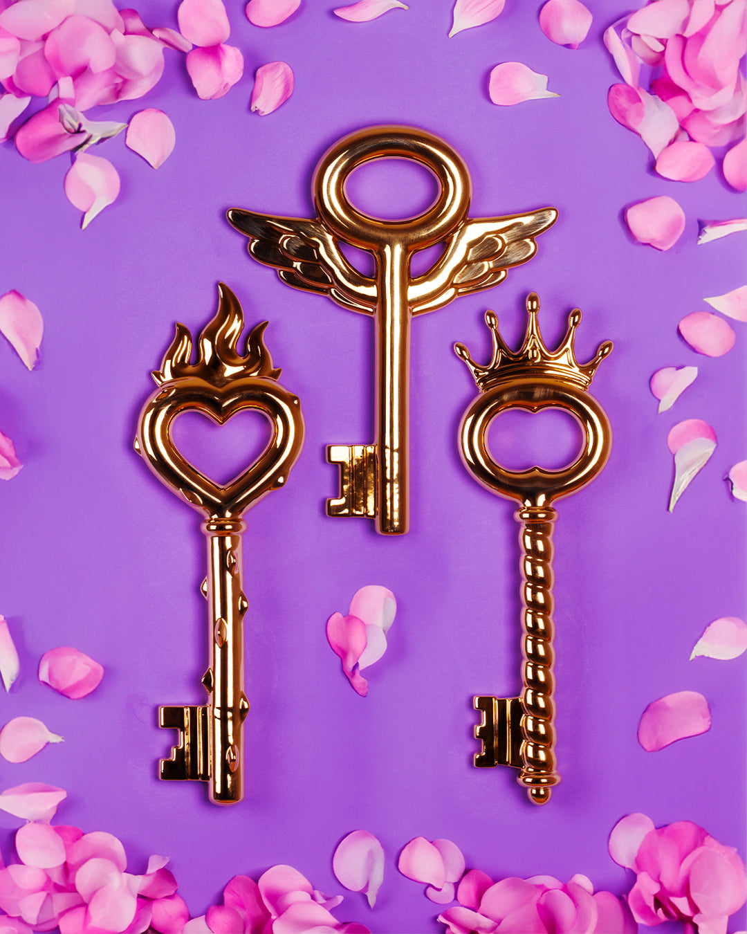 Chiave Decorativa Passion Key 17 cm Oro SELETTI