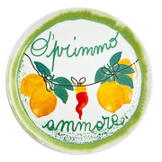 Piatto Pizza O' PRIMMO AUMM' D31cm Rose & Tulipani