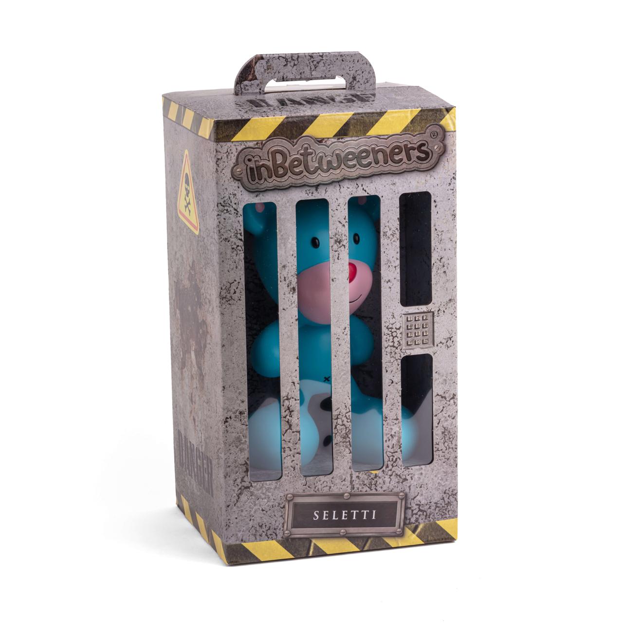 Giocattolo d'arte Blue Bear 14,5x10x24cm Blu SELETTI