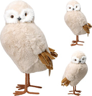 Gufo in piedi 48 cm marrone modello assortito PERAGA CHRISTMAS