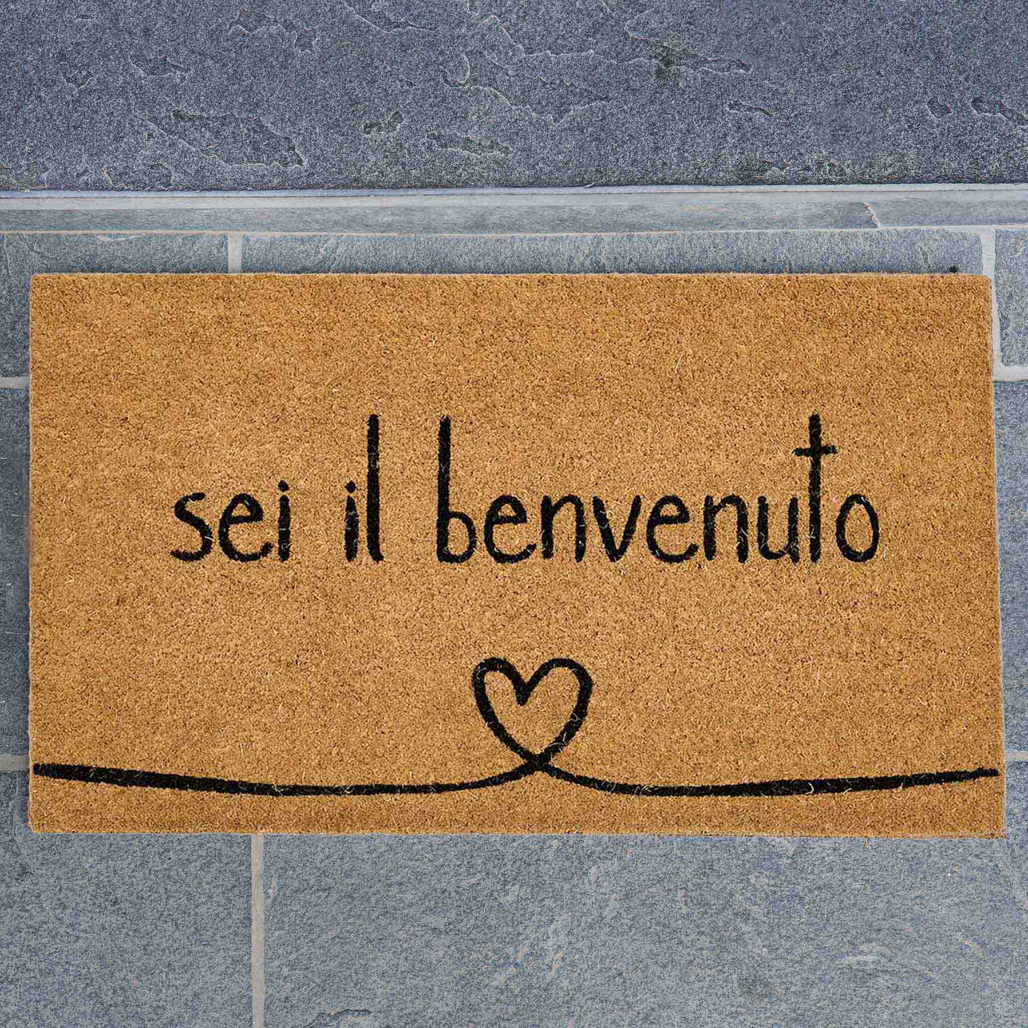 Zerbino decoro Sei il benvenuto 45 x 75 cm SIMPLE DAY