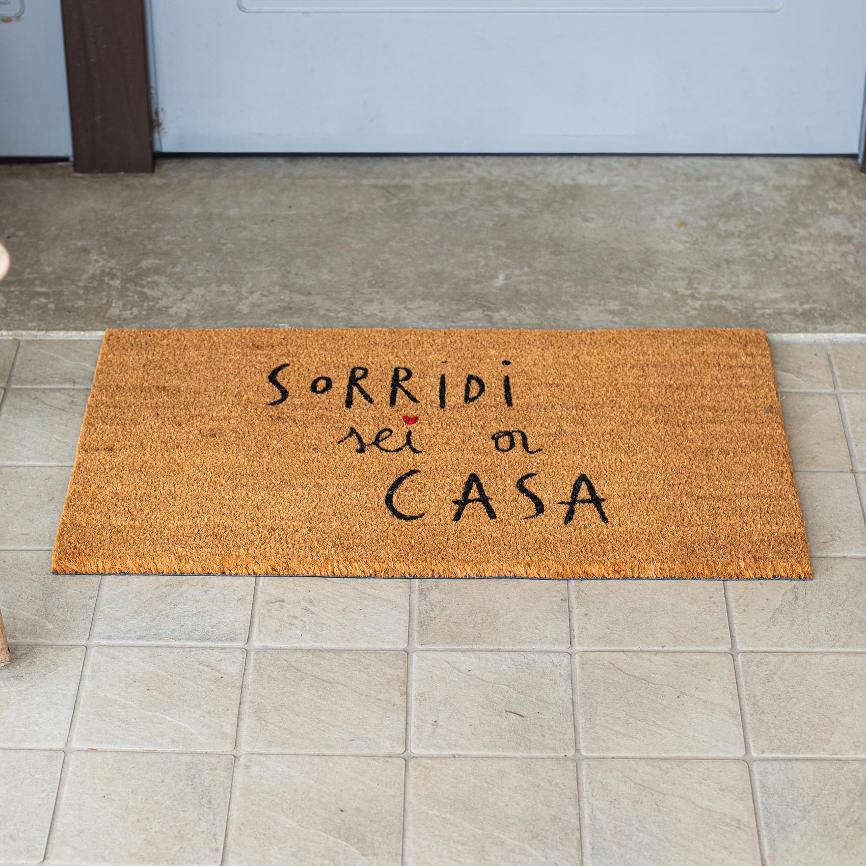 Zerbino Sorridi sono a casa 45 x 75 cm SIMPLE DAY