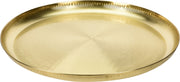 SOTTOPIATTO 53CM IN ACCIAIO INOX ORO