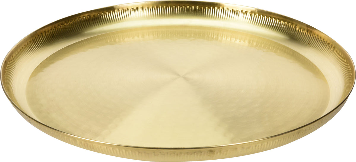 SOTTOPIATTO 53CM IN ACCIAIO INOX ORO
