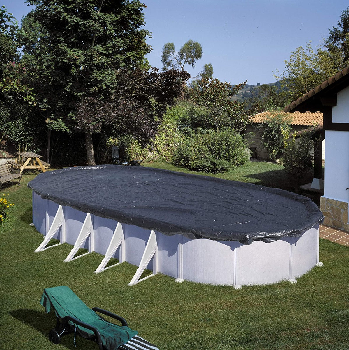 COPERTURA INVERNALE PER PISCINA 610X375CM