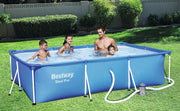 PISCINA RETTANGOLARE FRAME 300X201XH66CM CON POMPA FILTRO