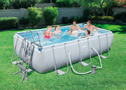 PISCINA RETTANGOLARE 404X201x100CM CON POMPA FILTRO