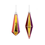 Pendente a Goccia H.13,5 D.5 cm Rosso Modello Assortito