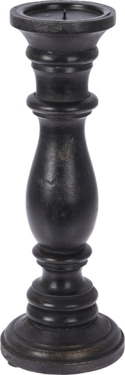 PORTACANDELE IN LEGNO 36CM