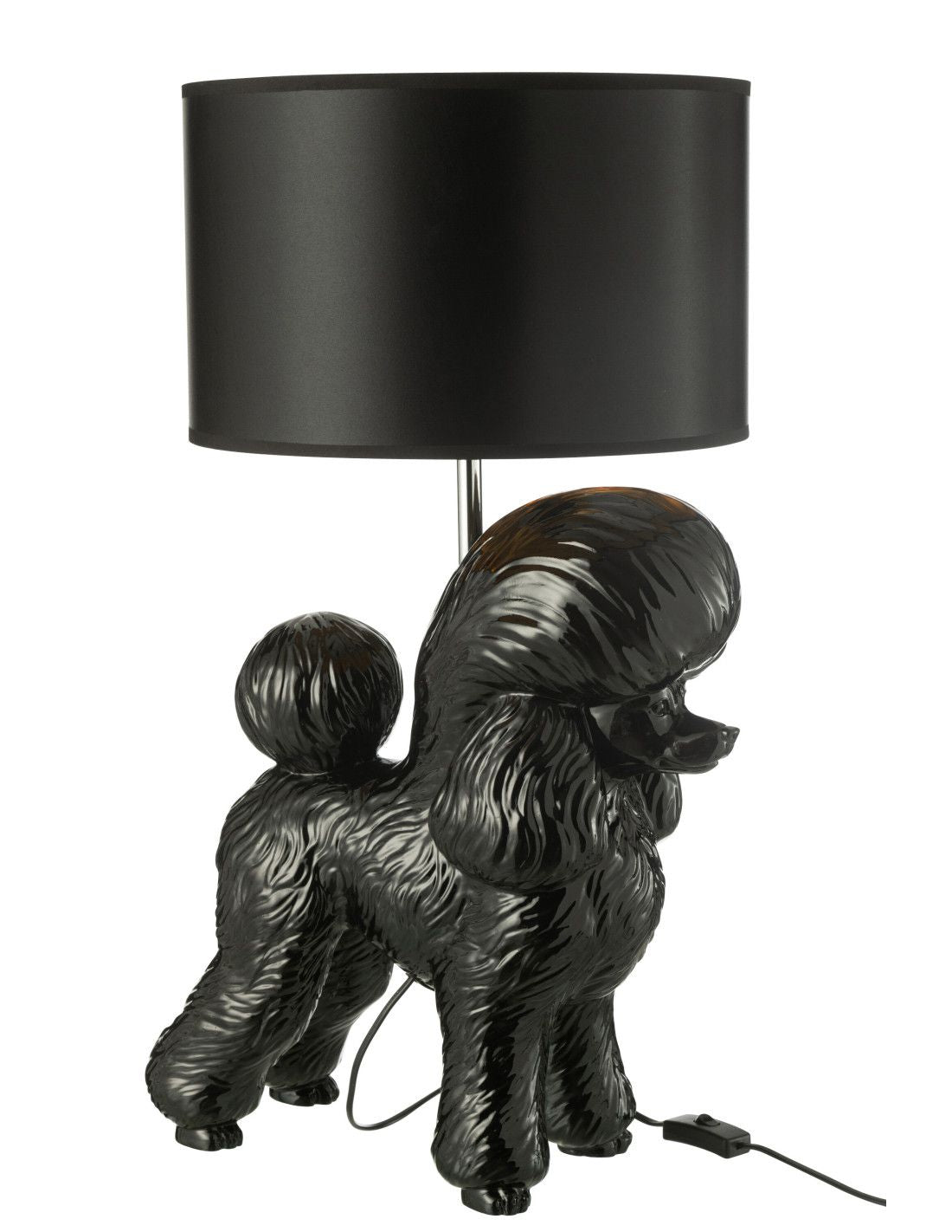 Lampada Barboncino 42x37x74.5 cm Nero