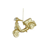 House of Seasons Decorazione natalizia scooter 12 cm, oro