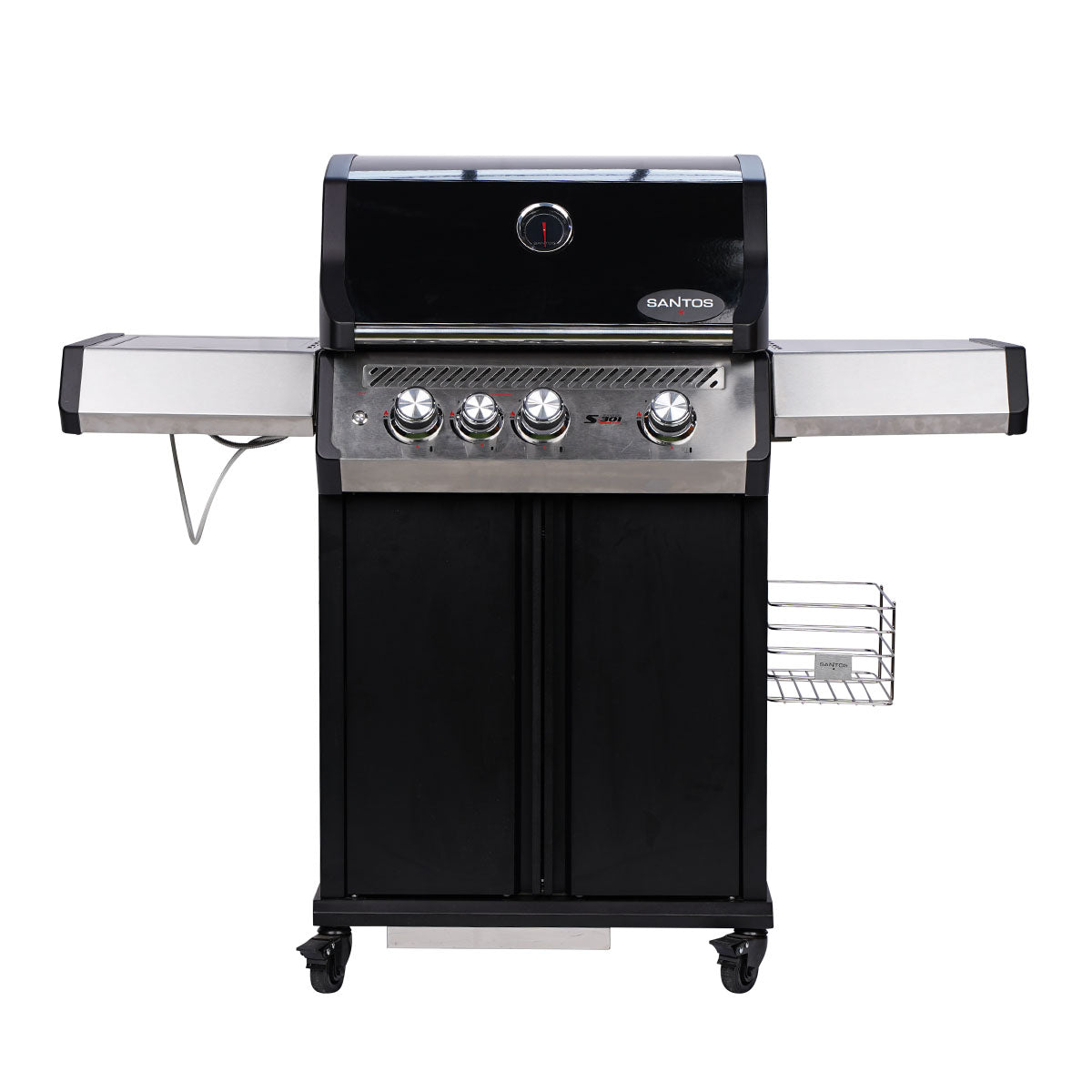 Barbecue a Gas S-301 Pro Nero Santos