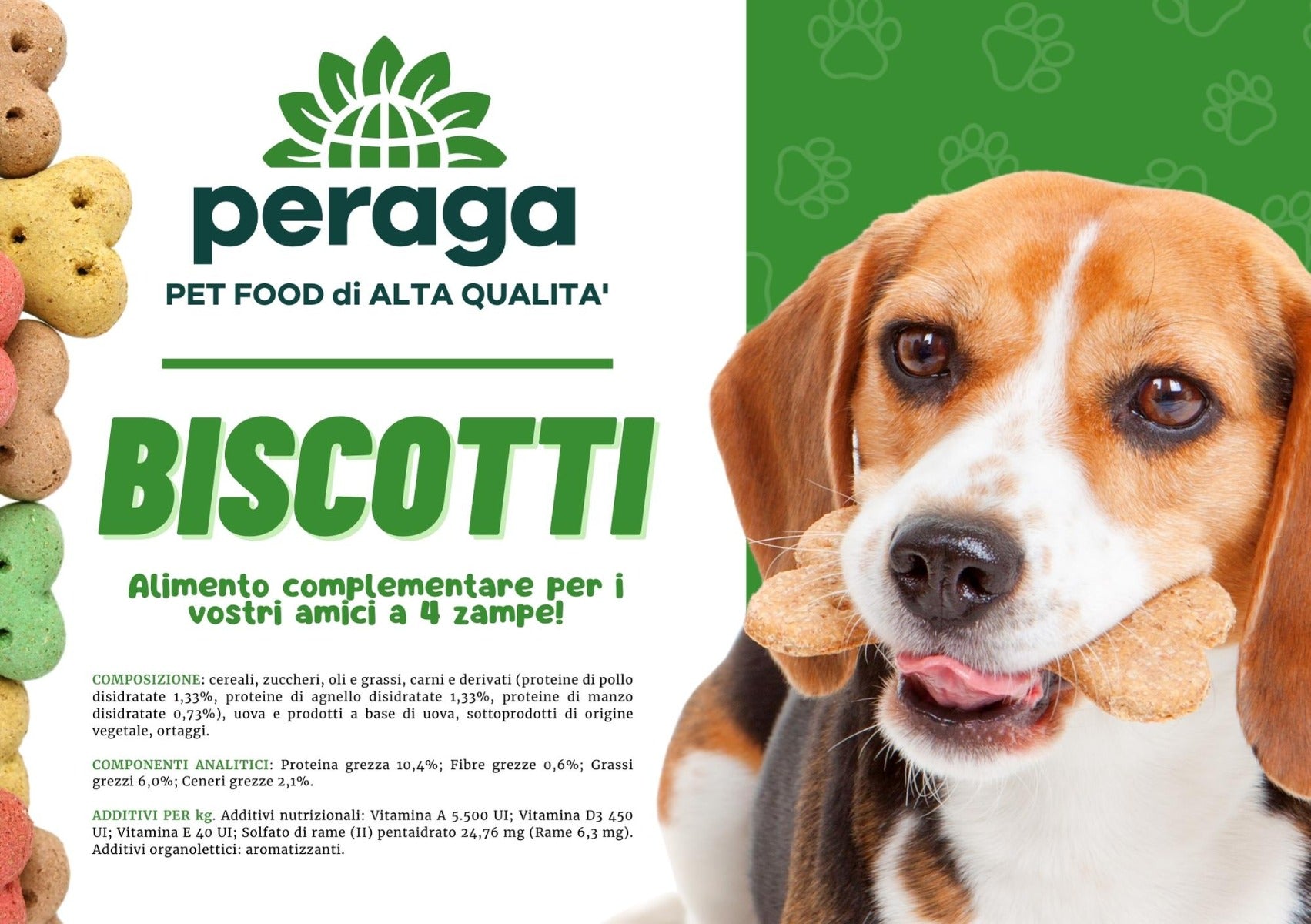BISCOTTI IN MIX DI ALTA QUALITA' PER CANI SECCHIELLO DA 1KG