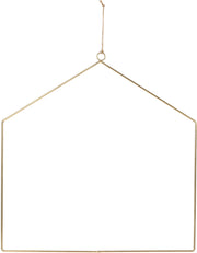 CASETTA IN METALLO ORO APPENDIBILE 30X34CM