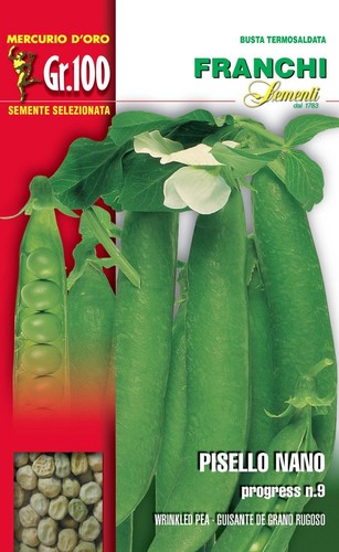 BUSTA SEMI DI PISELLO NANO PROGRESS N.9 100 GR
