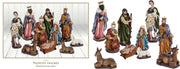 NATIVITÀ IN RESINA DA 10 PEZZI 40 CM