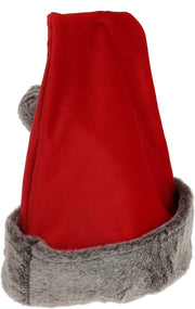CAPPELLO NATALIZIO ROSSO CON PELO