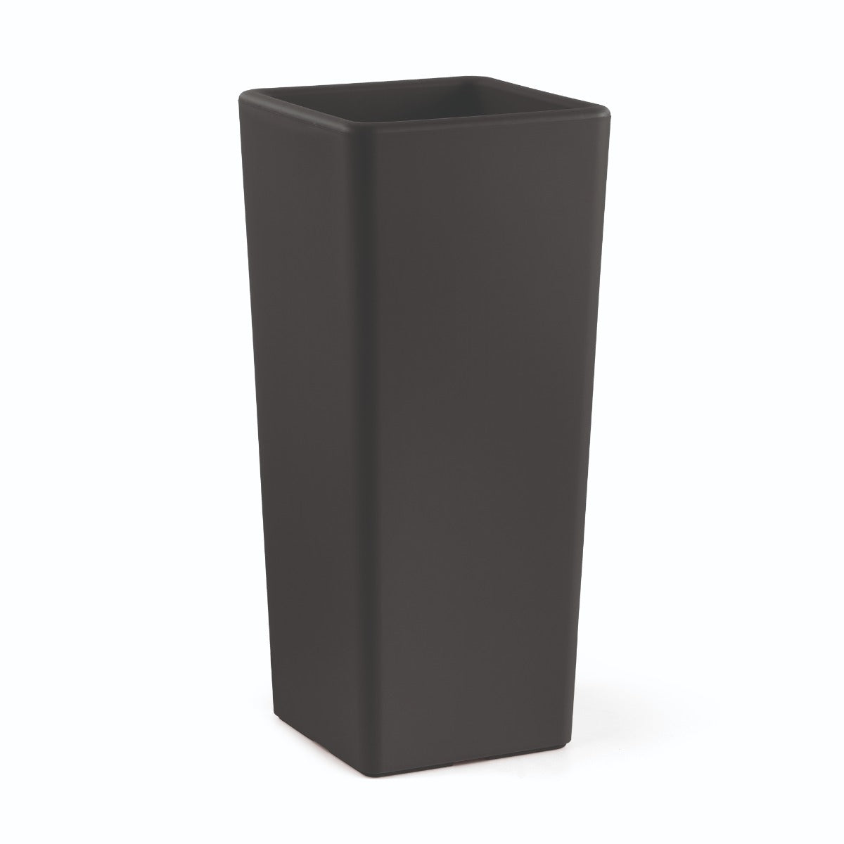 VASO CACHE-POT CLOU QUADRATO H.65CM ANTRACITE